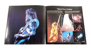 KISS Alive On Tour 1976 Rare Concert Book Program w/ KISS Army Insert 6
