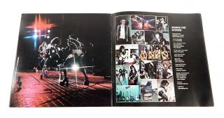 KISS Alive On Tour 1976 Rare Concert Book Program w/ KISS Army Insert 8