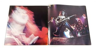 KISS Alive On Tour 1976 Rare Concert Book Program w/ KISS Army Insert 9
