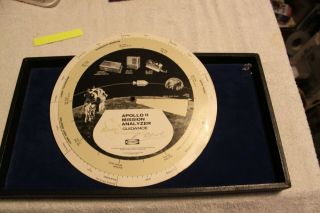 Rare Vintage Nasa Apollo 11 Raytheon Mission Analyzer Guidance & Navigation Disk