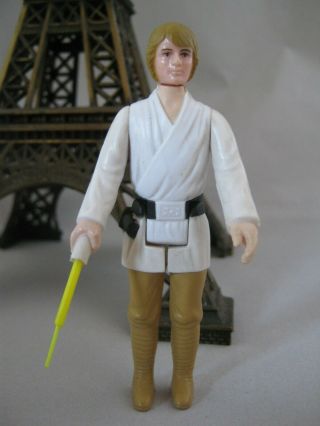 Star Wars Vintage Brown Luke Skywalker Saber Figure 1977 100 Complete