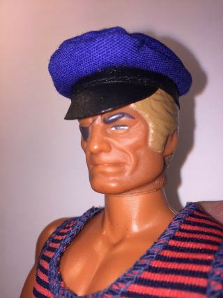 100 VTG 70s Mattel Big Jim TORPEDO FIST WolfPack Commander Action Figure Doll 2