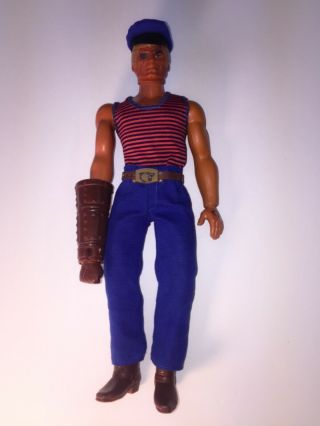 100 VTG 70s Mattel Big Jim TORPEDO FIST WolfPack Commander Action Figure Doll 3