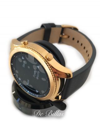 24k Gold Plated Samsung Gear S3 Classic Smart Watch Custom Rare