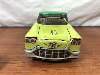 Old House Find Vintage 1950’s Pressed Steel Tin Litho Cadillac Friction Toy Car 4