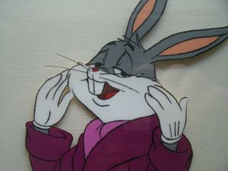 Bugs Bunny Rare Large Production Cel Chuck Jones Signed Warner Brothers