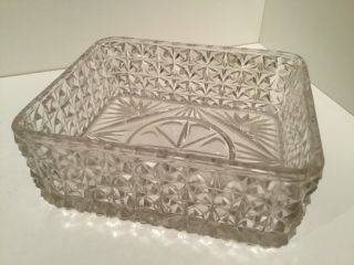 Quality Silver Plated EPNS & Cut Glass Crystal Butter Dish 4