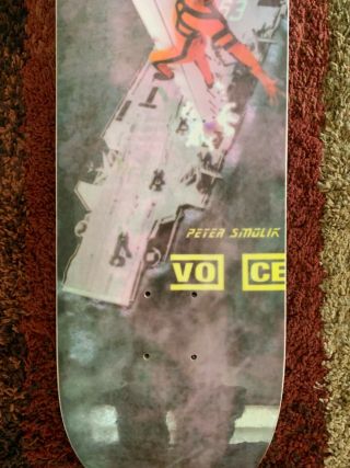 Rare/Vintage 90’s Voice Skateboard Peter Smolik Slick 5