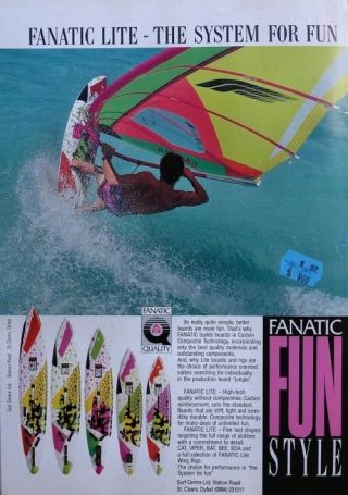 Fanatic Fun320 Windsurfer Windsurfing Board,  Vintage (ca.  1990s),  Local Pick - Up 3