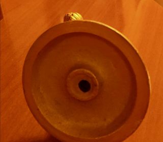 vintage sherle wagner - - knurled hook - - Gold Plated 3