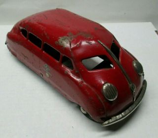 Vintage Buddy L Scarab Wind - Up Car In Complete No Res