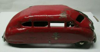 Vintage Buddy L Scarab Wind - Up Car in Complete No Res 2