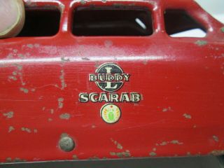 Vintage Buddy L Scarab Wind - Up Car in Complete No Res 3