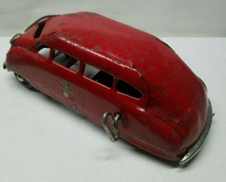 Vintage Buddy L Scarab Wind - Up Car in Complete No Res 5