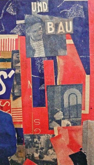 KURT SCHWITTERS - - A GREAT 1920s MIXED MEDIA COLLAGE,  MERZ DADA,  RARE 6