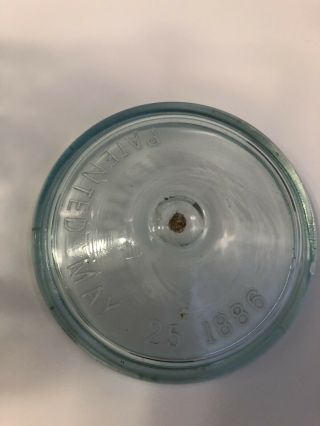 Rare Globe Mason Jar Fruit Jar with thousands of bubbles 5