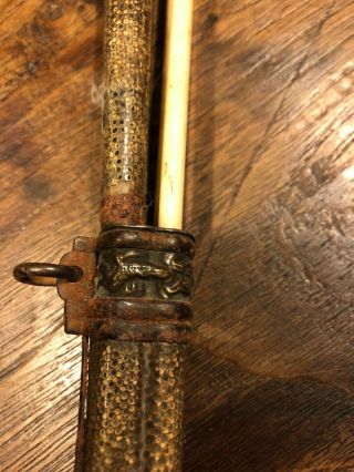Antique Chinese Travelling Chopsticks In Shagreen Case 5