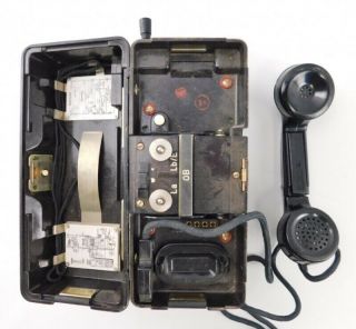 Vintage German Military Field Phone