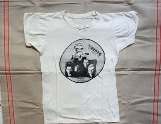 Vintage 1970s The Cramps T - Shirt Concert Promotion Shirt
