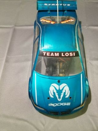 Vintage Team Losi Street Weapon Rc10 Race Car With.  Graphite Chassis 4wd