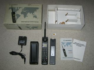 Motorola International 3200 Vintage Brick Phone Guarantee Complete Boxed