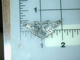 WWII US Navy Combat Air Crew Wings Badge Medal by H&H STERLING 3