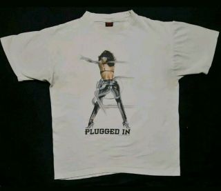 Vtg Hajime Sorayama 1997 T Shirt Fashion Victim Sz L Usa Robot Plugged In Japan