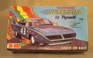 Jo - Han Roadrunner Superbird Plymouth C - 1970 - 200 Model Kit Unbuilt Rare 11