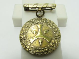 Japanese Fire Brigade Badge Department Fd Fireman Japan Medal Meiji Era Ww2 Wwii