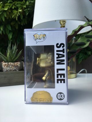 Autographed Gold Stan Lee Funko Pop Signed by Stan Lee RARE & EXPENSIVE 2