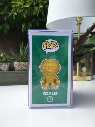 Autographed Gold Stan Lee Funko Pop Signed by Stan Lee RARE & EXPENSIVE 4