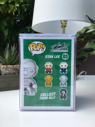 Autographed Silver Stan Lee Funko Pop Signed by Stan Lee RARE & EXPENSIVE 3