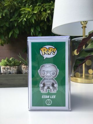 Autographed Silver Stan Lee Funko Pop Signed by Stan Lee RARE & EXPENSIVE 4