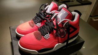 Nike Air Jordan 4 Toro Bravo Fire Red Size 10 Og Retro Vtg Vintage Nba