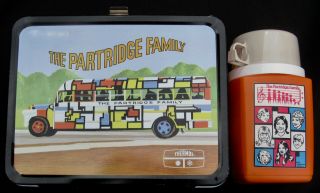 Vintage The Partridge Family Lunchbox & Thermos - Tv Show (1971) C - 8.  5 Awesome