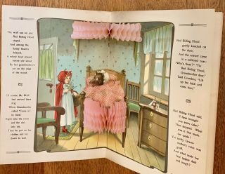 Little Red Riding Hood,  Honeycomb,  Antique Pop - Up Book,  Victorian 4