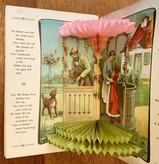 Little Red Riding Hood,  Honeycomb,  Antique Pop - Up Book,  Victorian 5