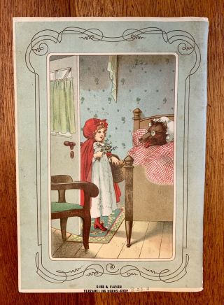 Little Red Riding Hood,  Honeycomb,  Antique Pop - Up Book,  Victorian 6