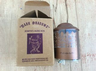 Dark Shadows VERY RARE collectible 1970 Josette ' s Music Box with box 2