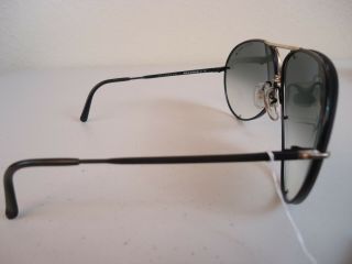 NOS Vintage Porsche Design By Carrera Aviators Black Frames 5621 Austria 4