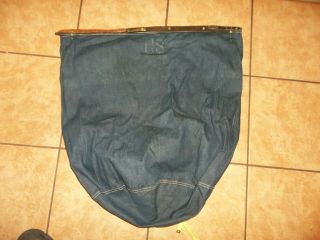 Vintage Us Army Military Denim Laundry Bag