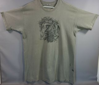 90 ' s Vintage KURT COBAIN Crown of Thorns NIRVANA T Shirt XL Single Stitch TEE 2