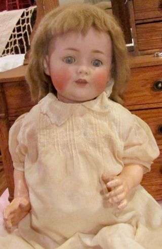 Antique 120 " German Bisque Kestner 260 Character Baby Doll,  Perfect Bisque