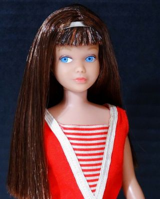 Vintage Two - Tone Red & Brown Straight Leg Skipper Doll
