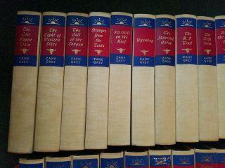 63 Vol Set of ZANE GREY Novels Vintage Western Series WALTER J BLACK edition 2