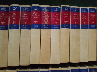 63 Vol Set of ZANE GREY Novels Vintage Western Series WALTER J BLACK edition 3