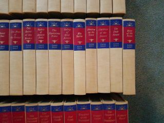 63 Vol Set of ZANE GREY Novels Vintage Western Series WALTER J BLACK edition 7