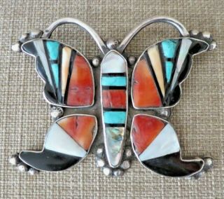 Gorgeous Vintage Zuni Butterfly Pin
