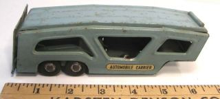 Vintage Sss Shioji Japan Tin Litho Toy Automobile Car Auto Carrier Only