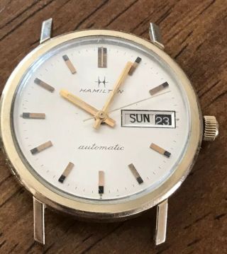 Vintage Hamilton Automatic Wrist Watch For Repair Or Parts